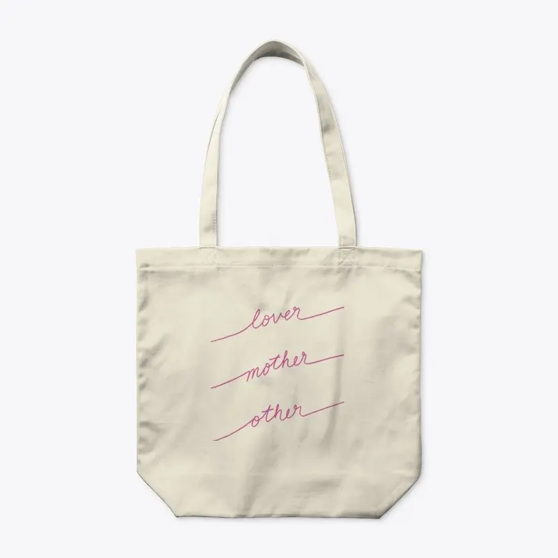 LOVER MOTHER OTHER - TOTE BAG (PINK)