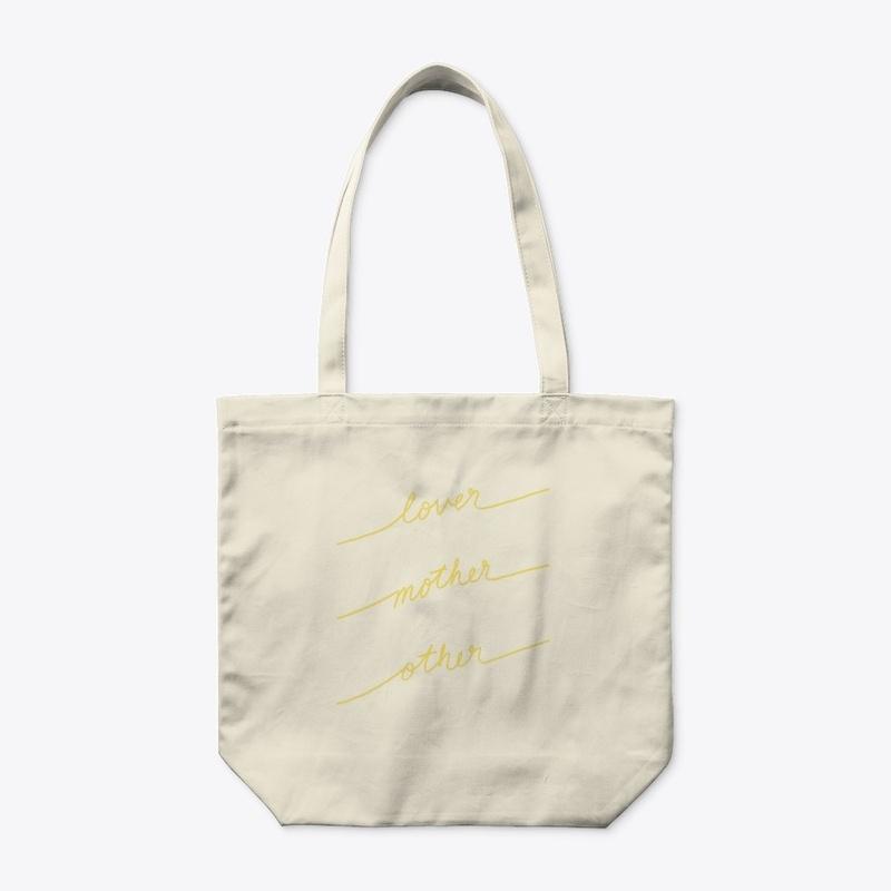 LOVER MOTHER OTHER - TOTE BAG (YELLOW)